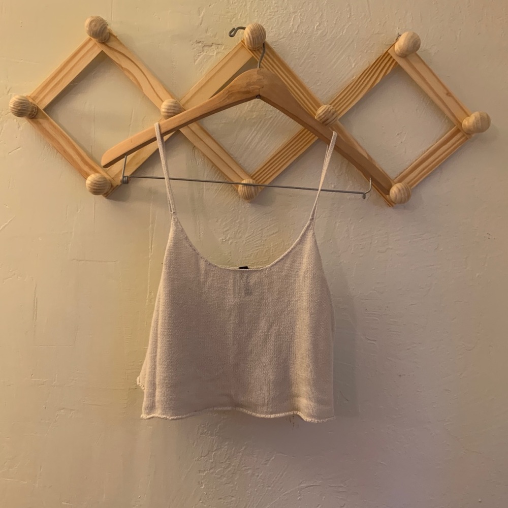 Knit crop top